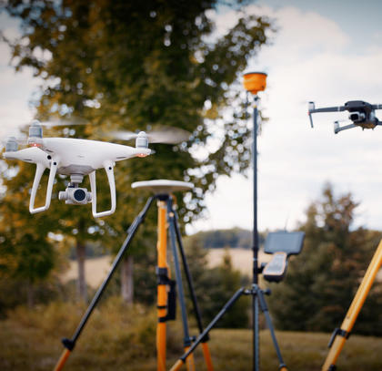 Dron geodezyjny - Geodezja Opole